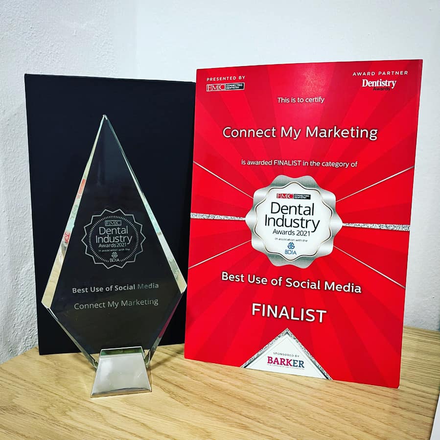 Connect My Marketing Who We Are Dentistry awards winner