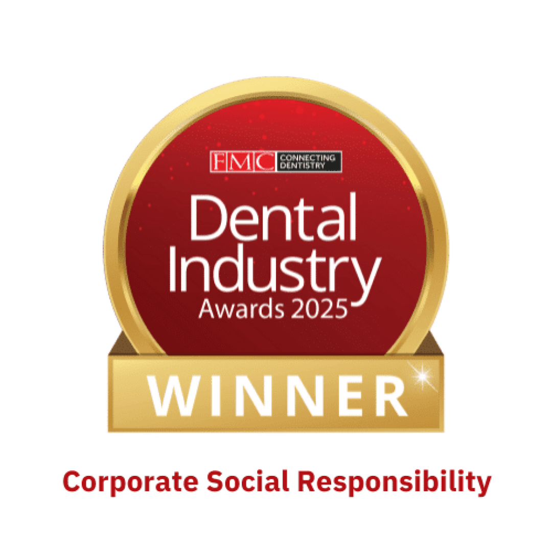 Connect My Marketing Giving Back Corporate Social Responsibility Award at the Dental Industry Awards 2025
