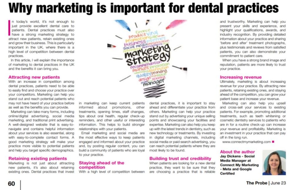 Why marketing is important for dental practices